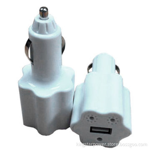 Hot LED Car USB Charger Portable Air Ions Purifier Cleaner